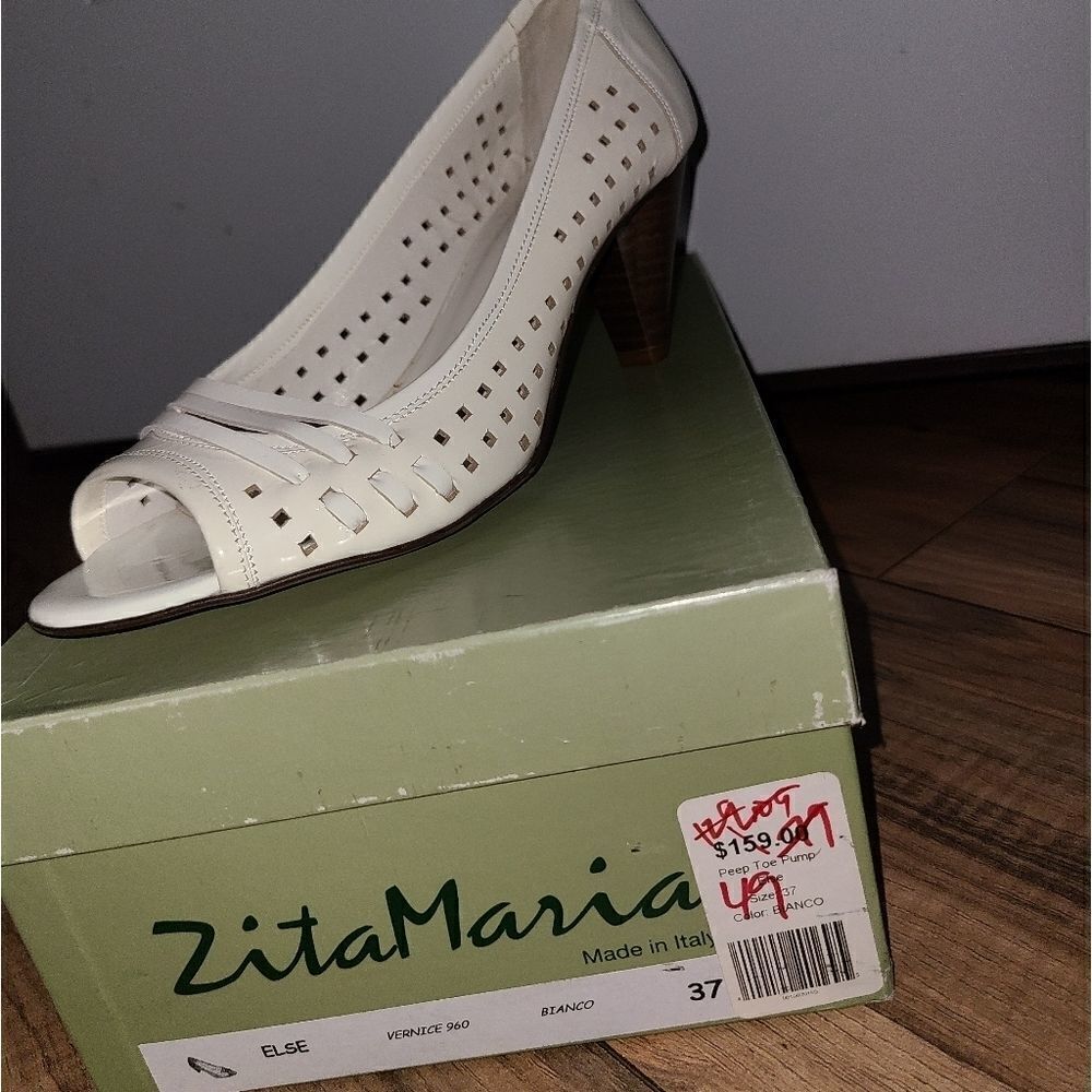 Zita Maria Else  Peep  Toe Pump